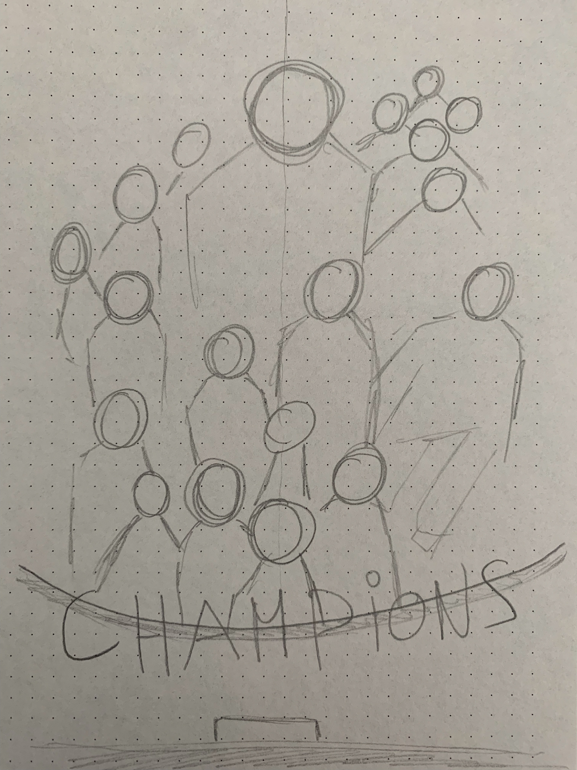 Croquis de l'affiche