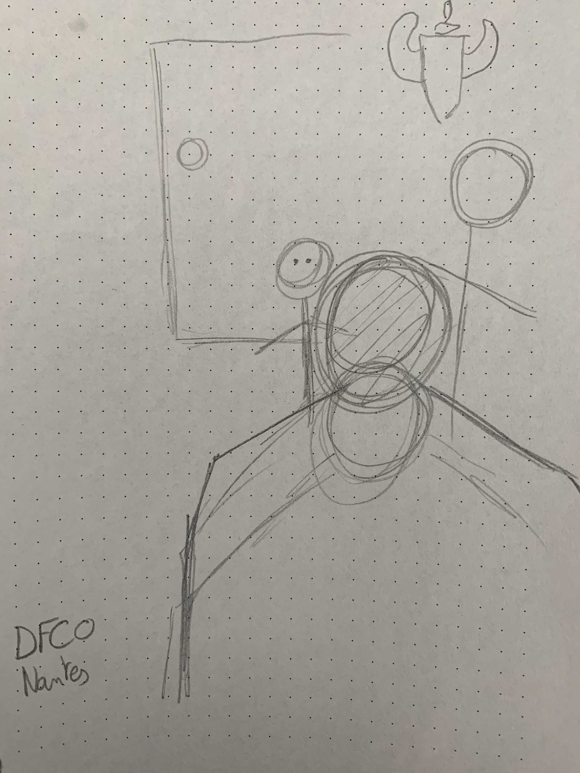 Croquis de l'affiche