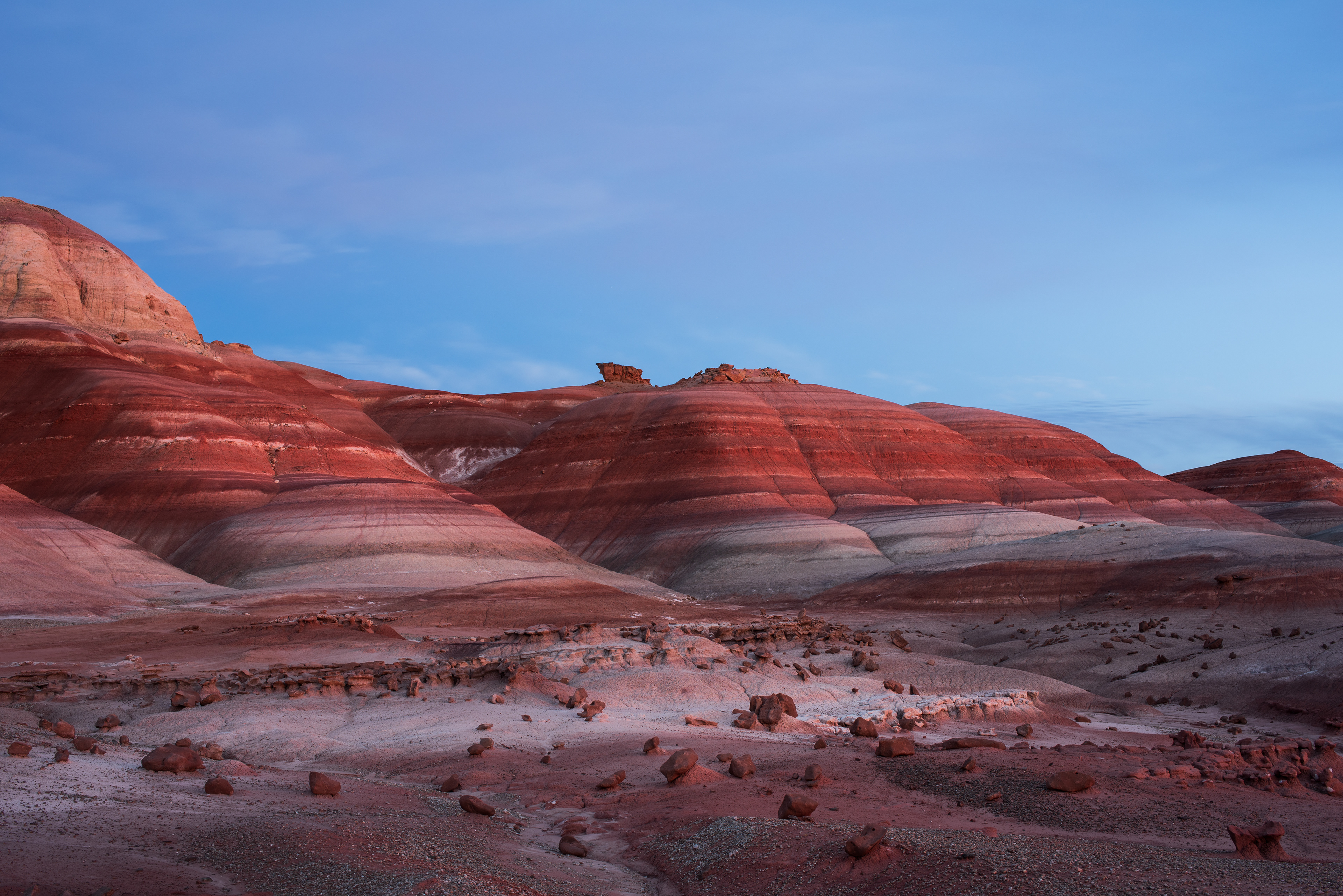 First Light on Mars