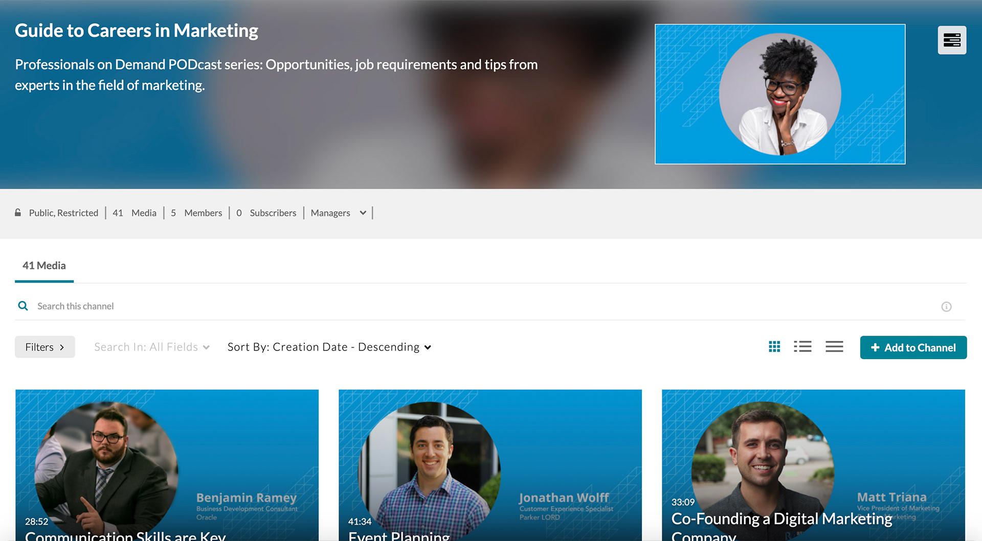 PODCAST CHANNEL GRAPHIC