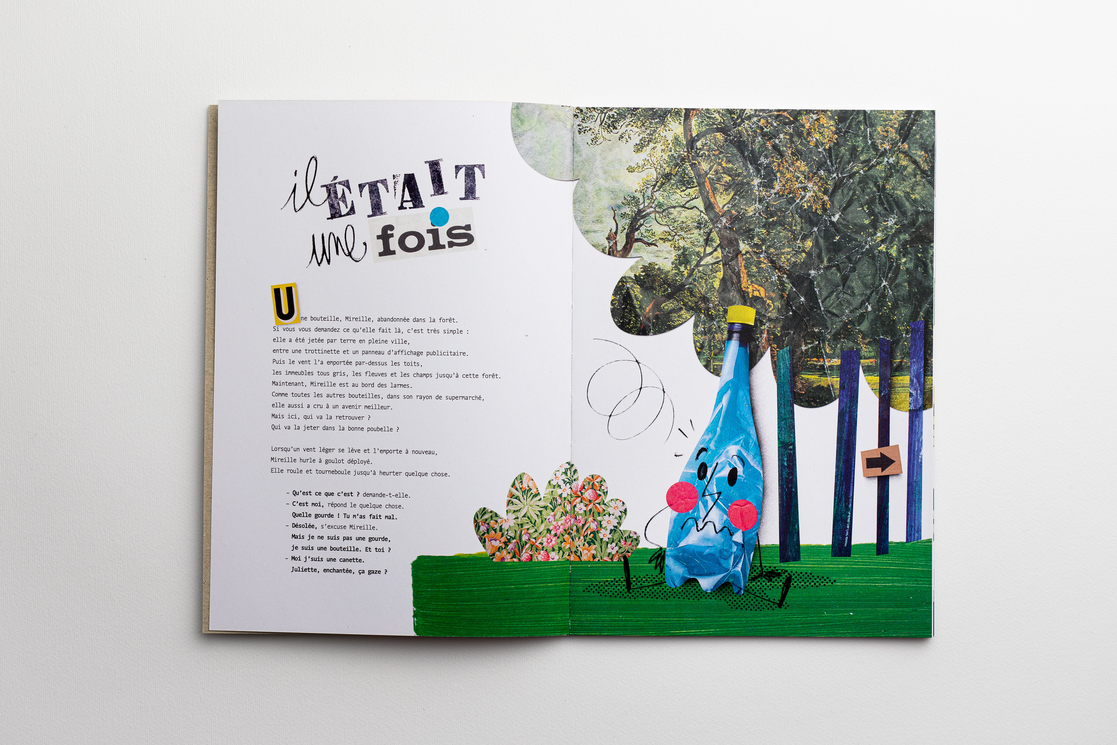 Tofdru, tof dru, illustration, graphisme, typographie, photographie, collage, dessin, peinture, recyclage, upcycling, conte pour enfants, dechets