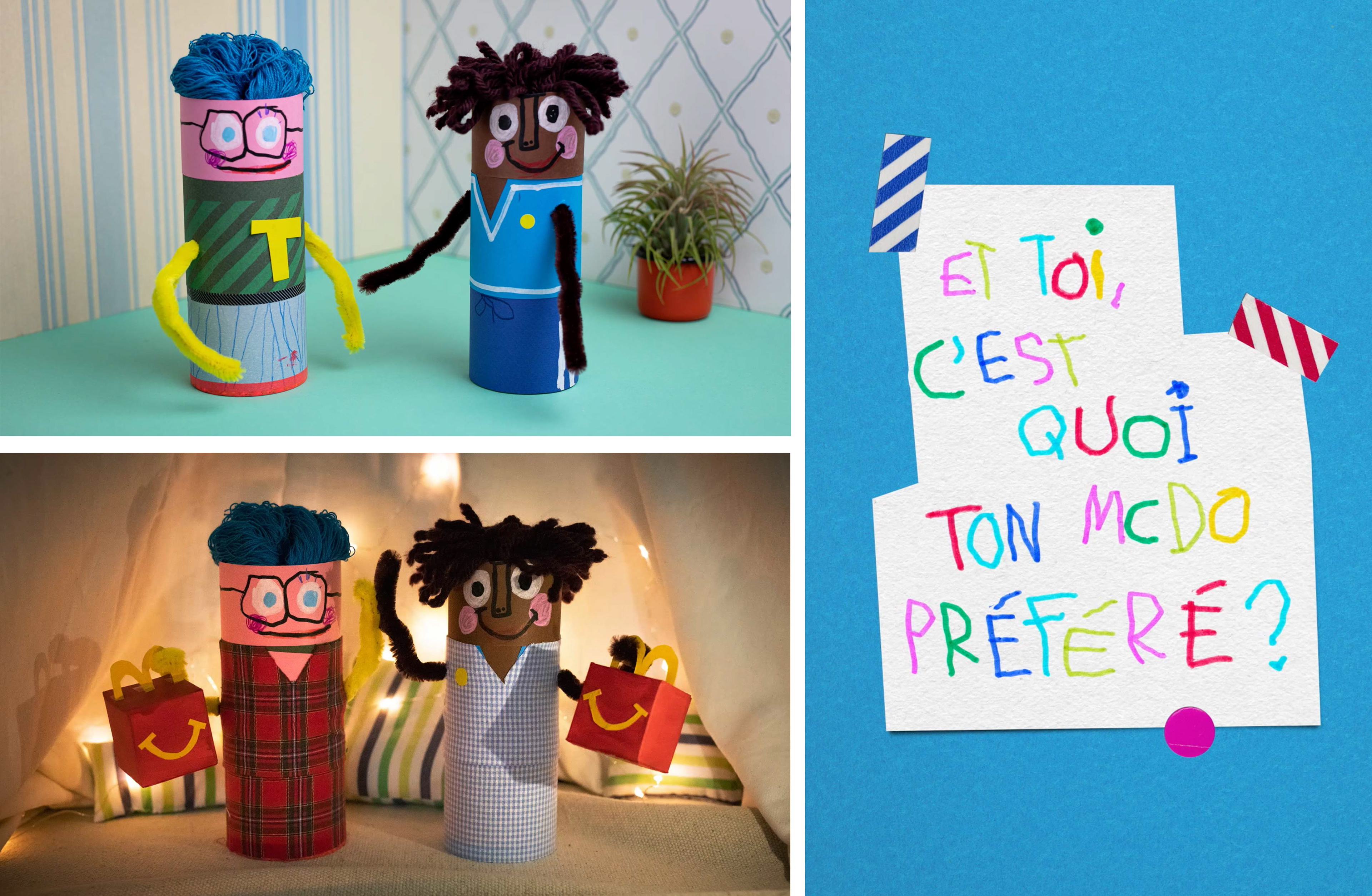 Tofdru, tof dru, PARIS, illustration, illustrateur, graphiste, graphisme, typographie, photographie, collage, dessin, peinture, animation, stop motion, film, Mc Do, Mac DO, puppets, cut, papier découpé, feutre, atelier, workshop