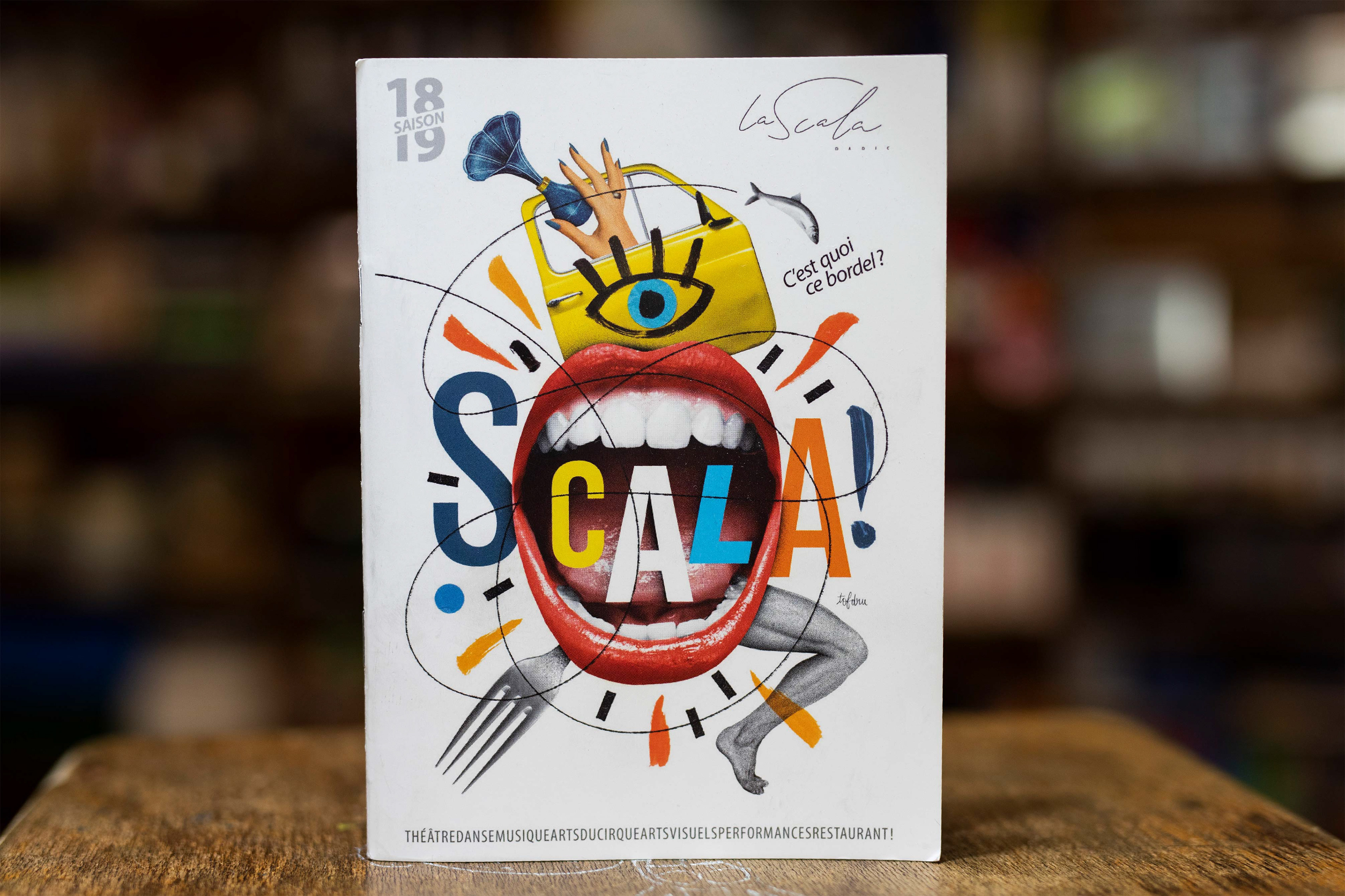 Tofdru, tof dru, PARIS, illustration, illustrateur, graphiste, graphisme, typographie, photographie, collage, dessin, peinture, atelier, workshop, théatre, spectacle, concert, scala, scala paris