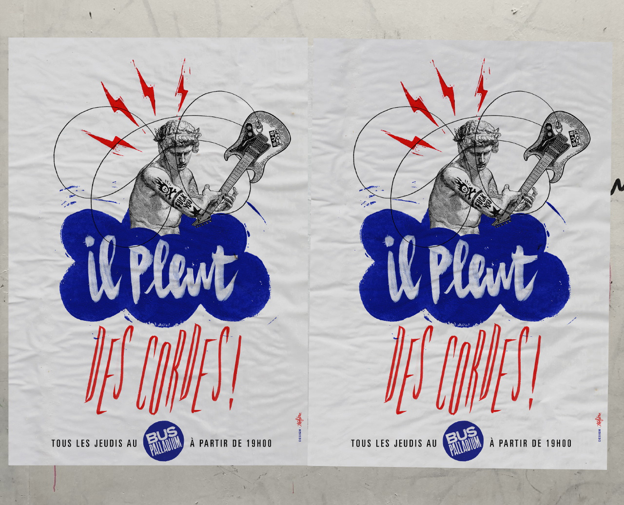 Tofdru, tof dru, PARIS, illustration, illustrateur, graphiste, graphisme, typographie, photographie, collage, dessin, peinture, atelier, workshop, typo, bus, club, night, live, concert, gig, poster, rock, logo, serigraphie, silk screen, 