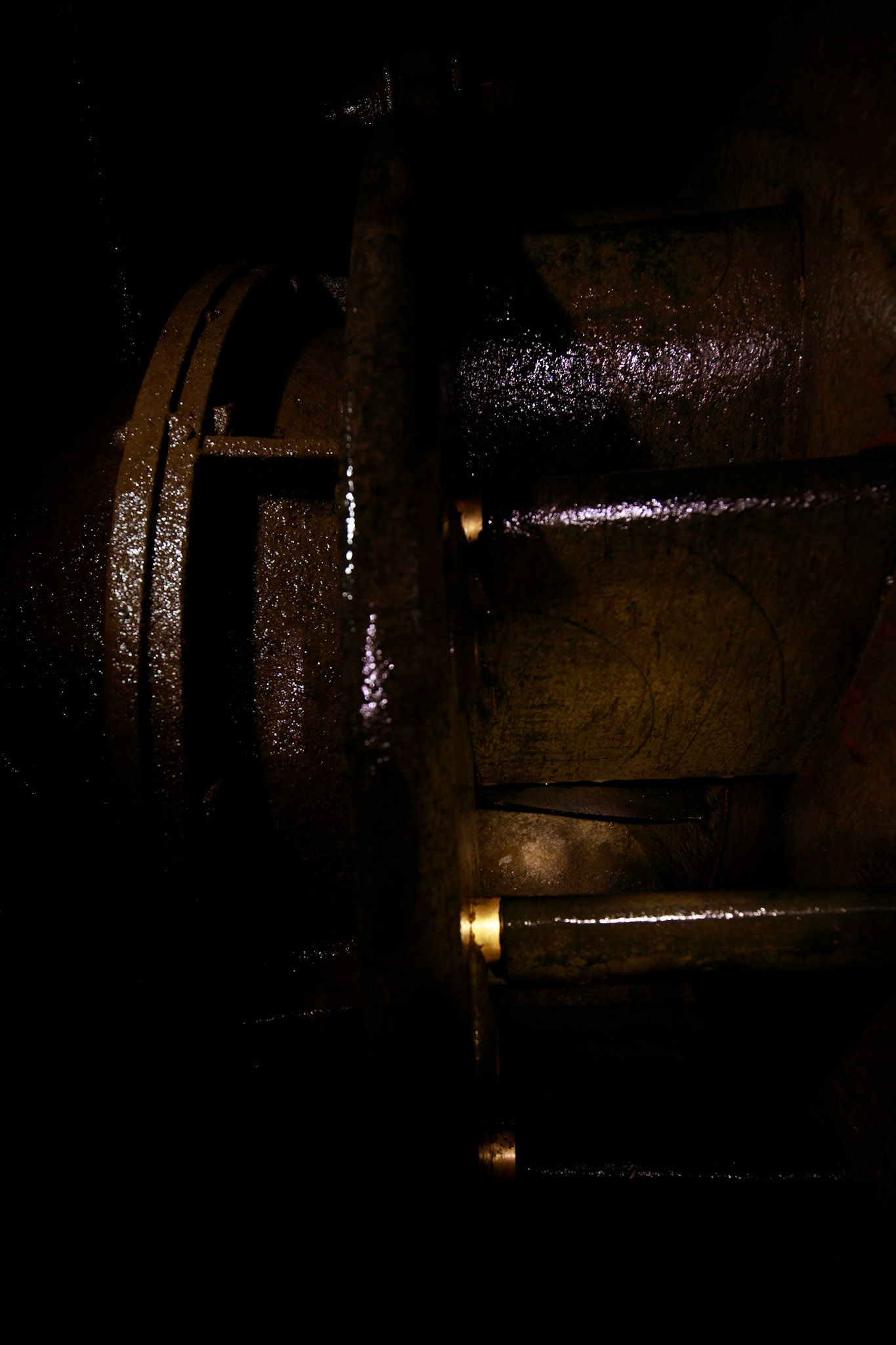 Leitapparat und Laufrad im Schacht