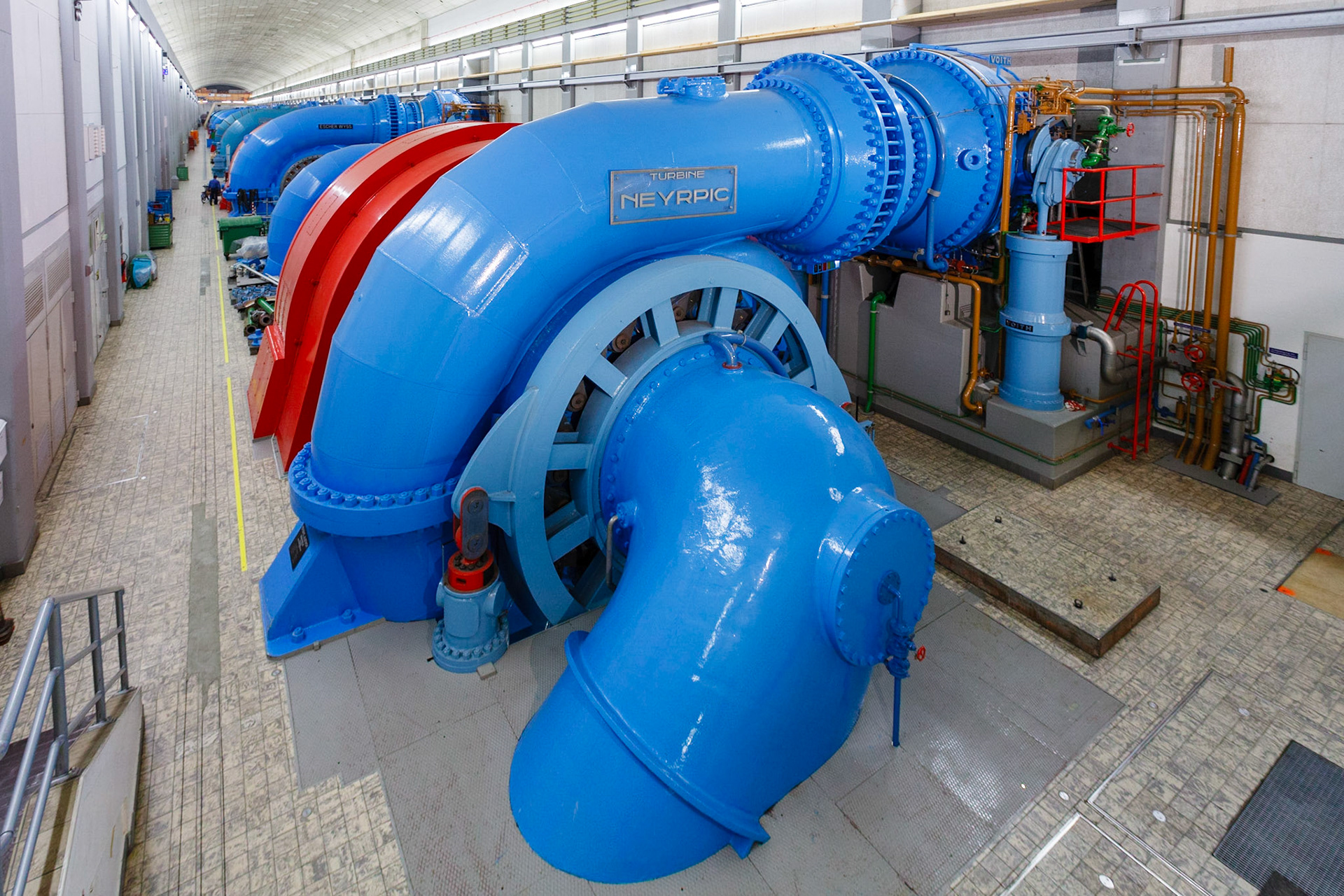 Kaverne for turbine 1 to 9