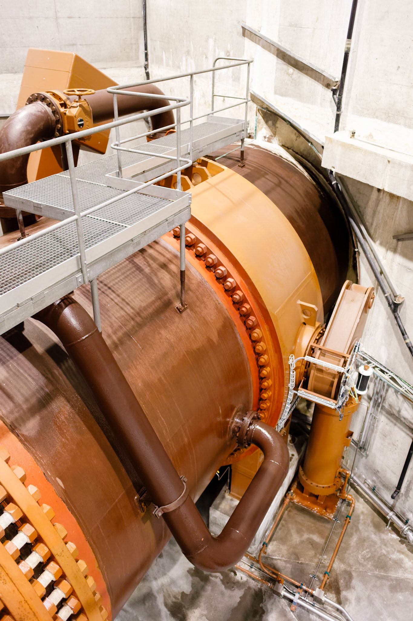 Butterfly valve, downstream