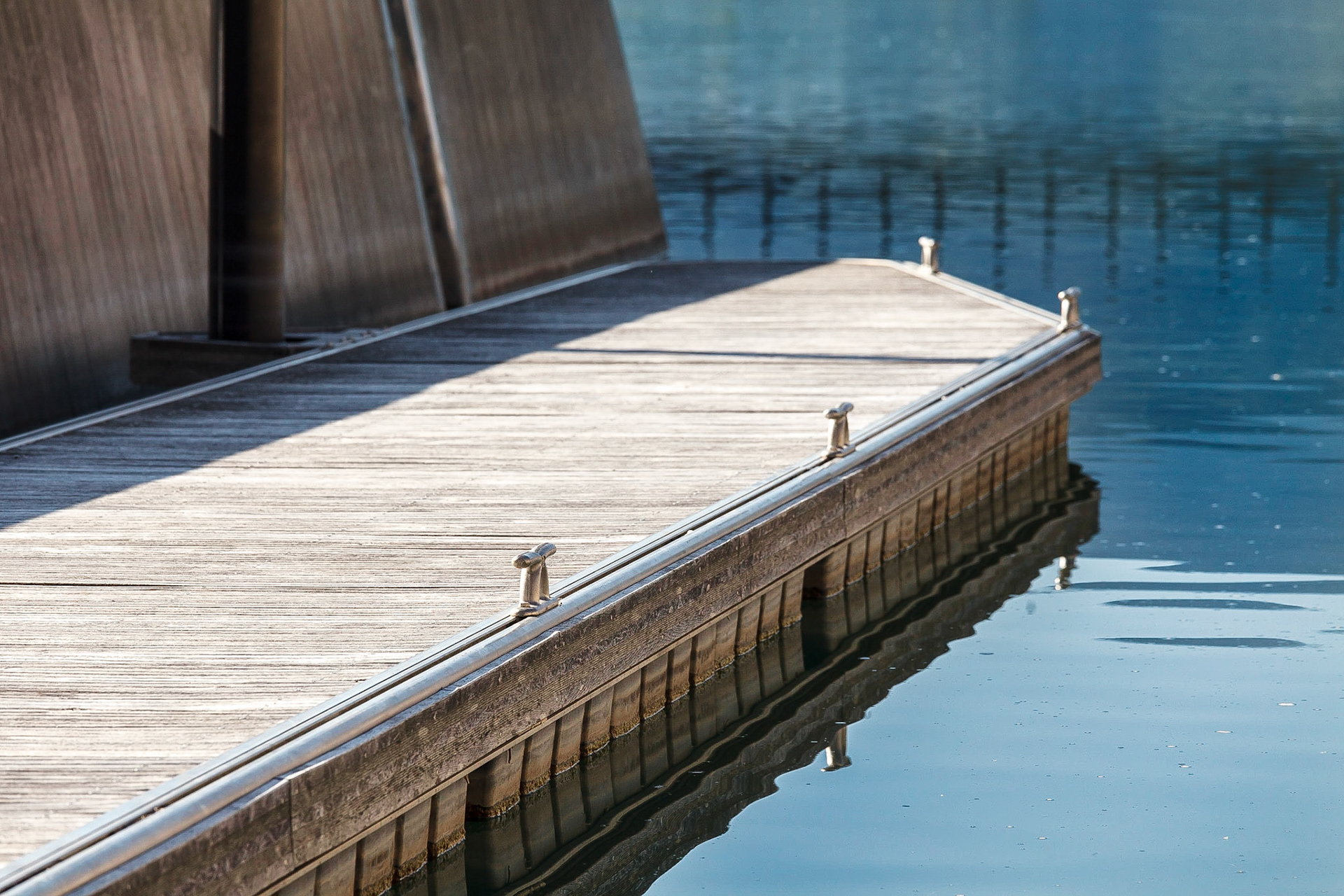 The landing stage at the lower reservoir (Bieler lake)