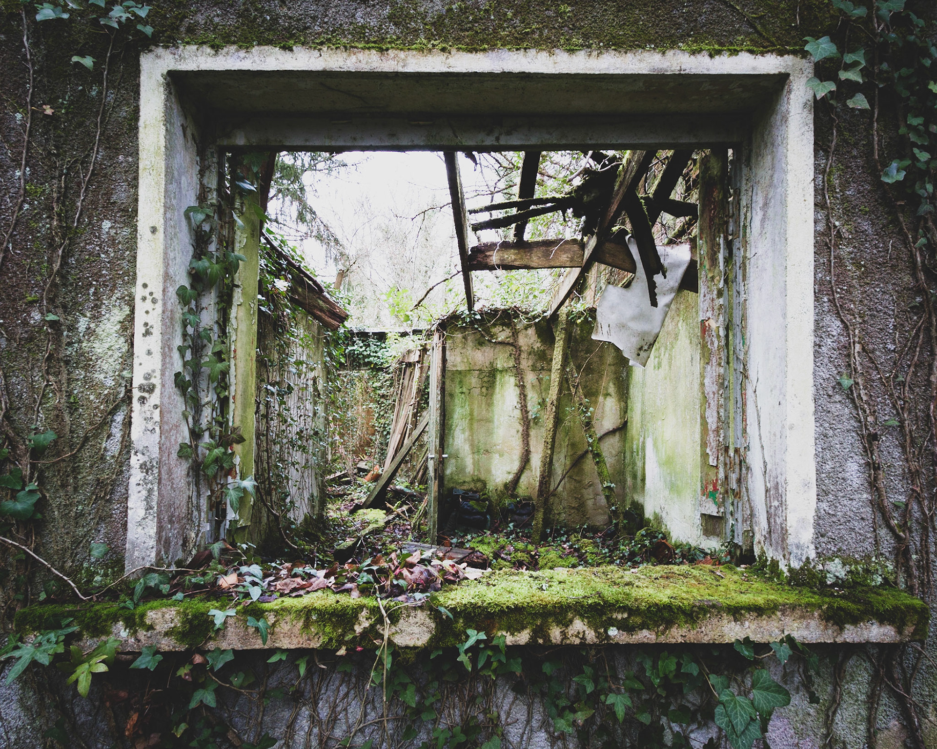 Maison abandonnée à Vallereuil