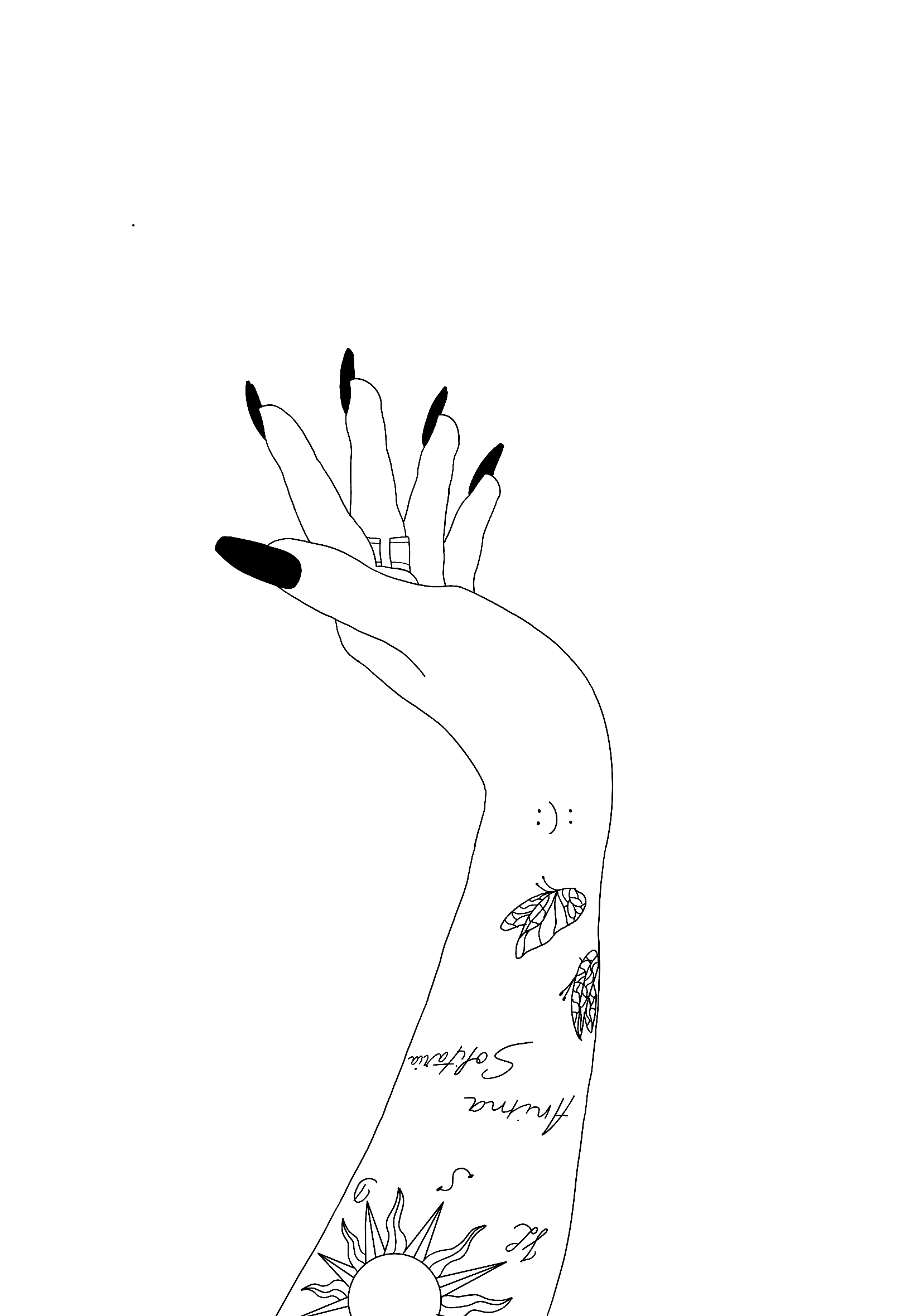 Illustration de la main de ma cliente