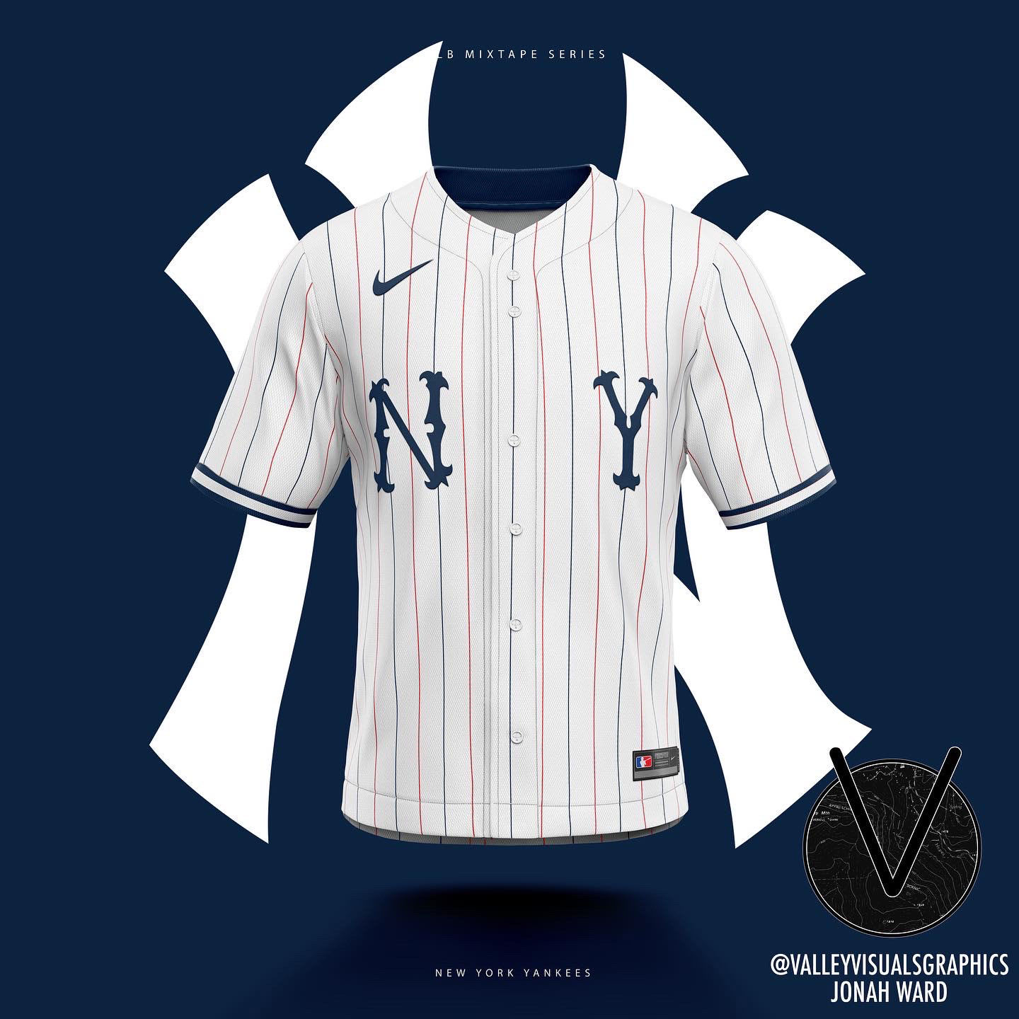 Jonah Ward - MLB Mixtape Jersey Concepts