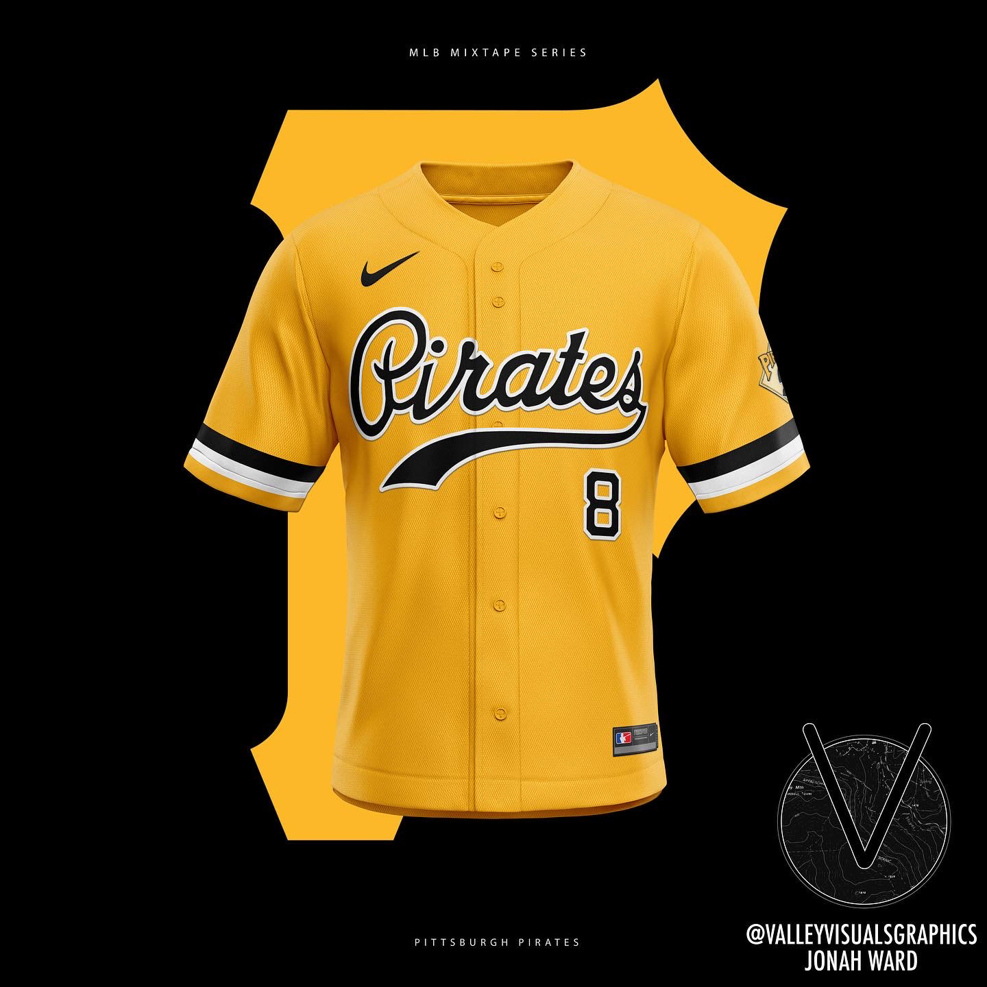 Jonah Ward - MLB Mixtape Jersey Concepts