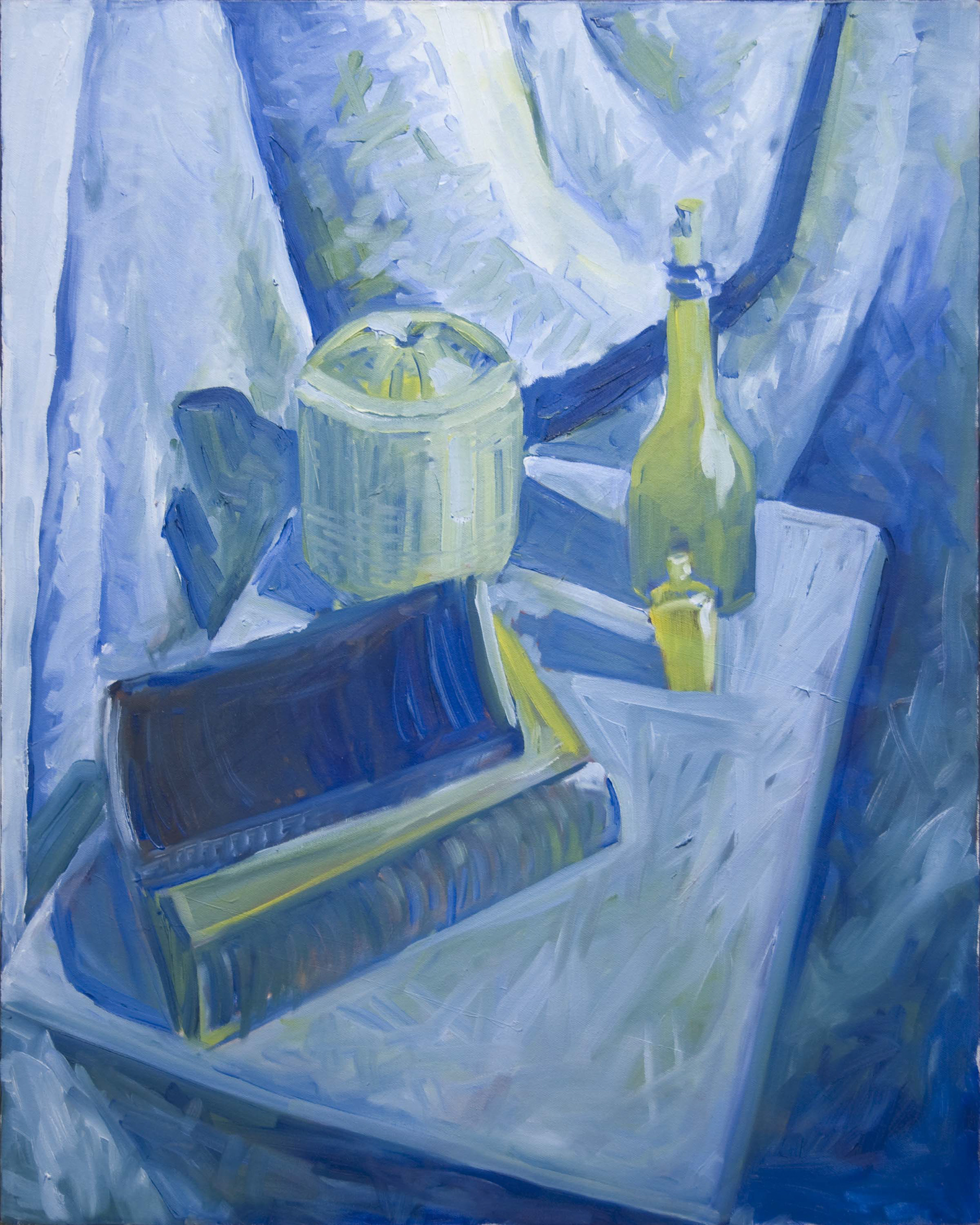 Blue Bottles *Sold
