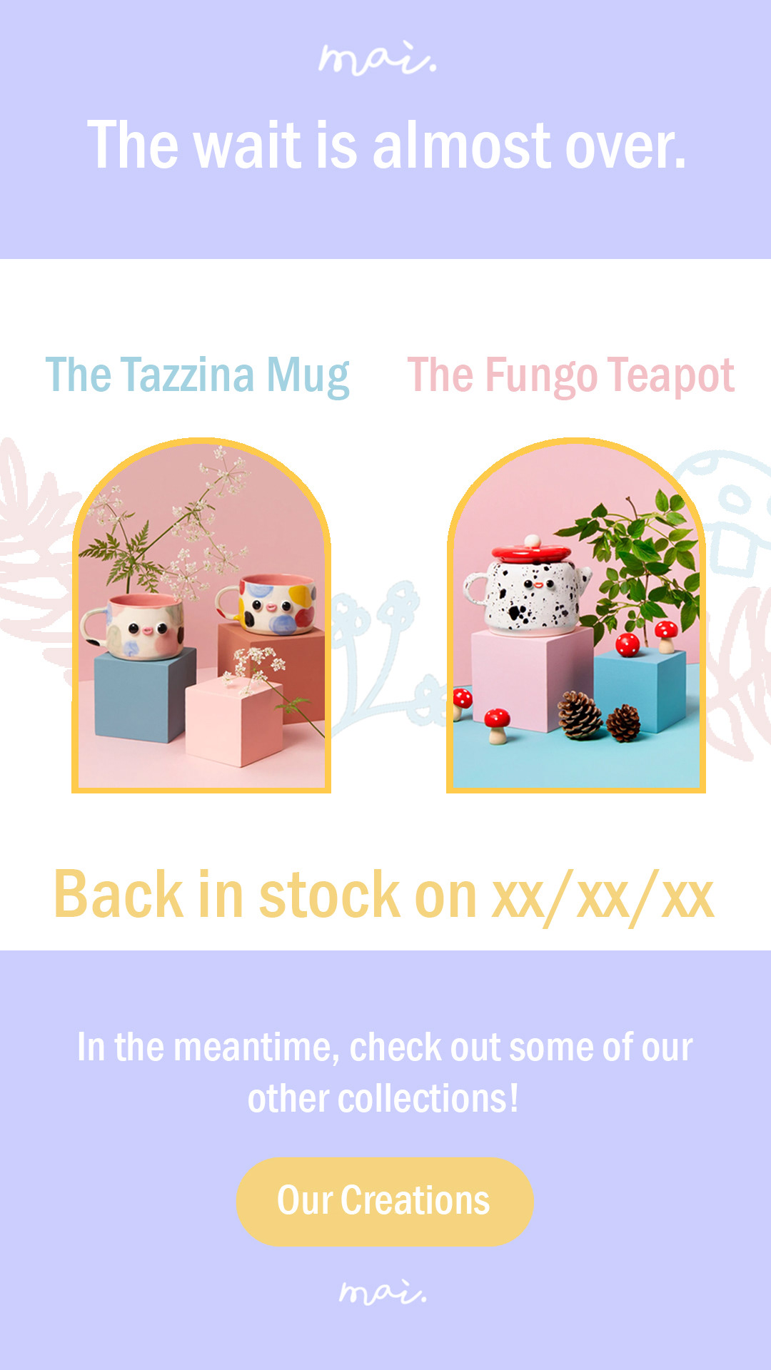 Mai accents email campaign - 2021