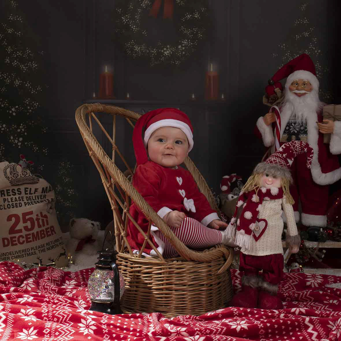 Séance photo noël Le Mans par photographe noël Sarthe