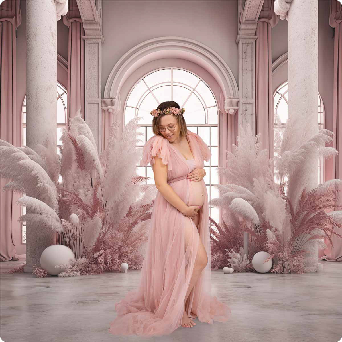 Photographe grossesse près de La Milesse pour shooting photo femme enceinte à Beaumont sur Sarthe
