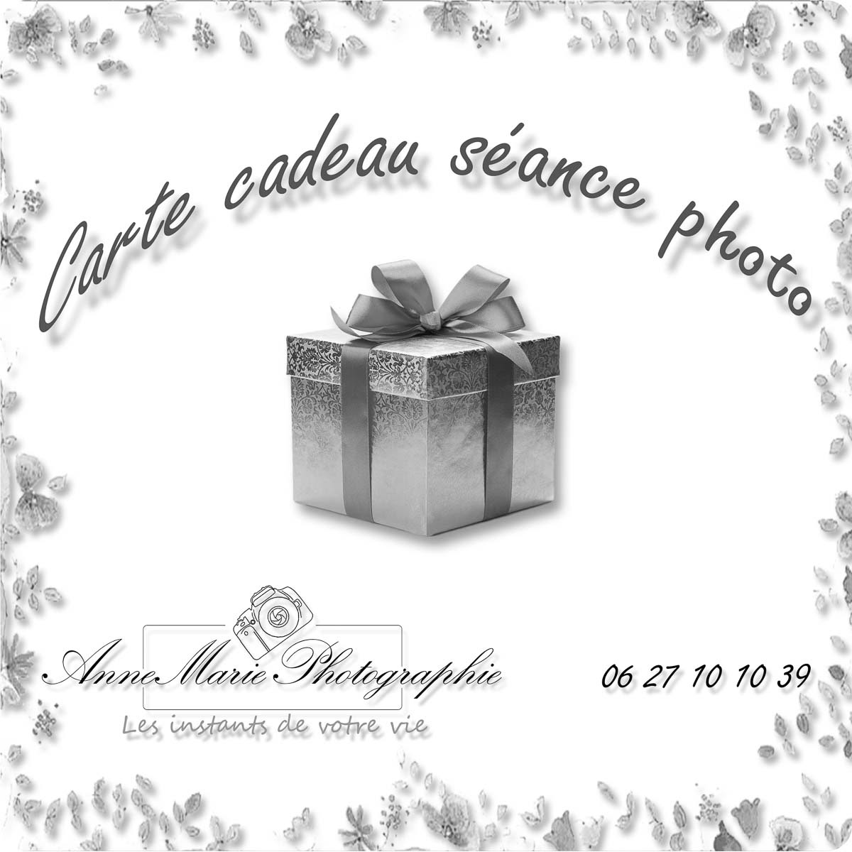 Carte cadeau séance photo Le Mans