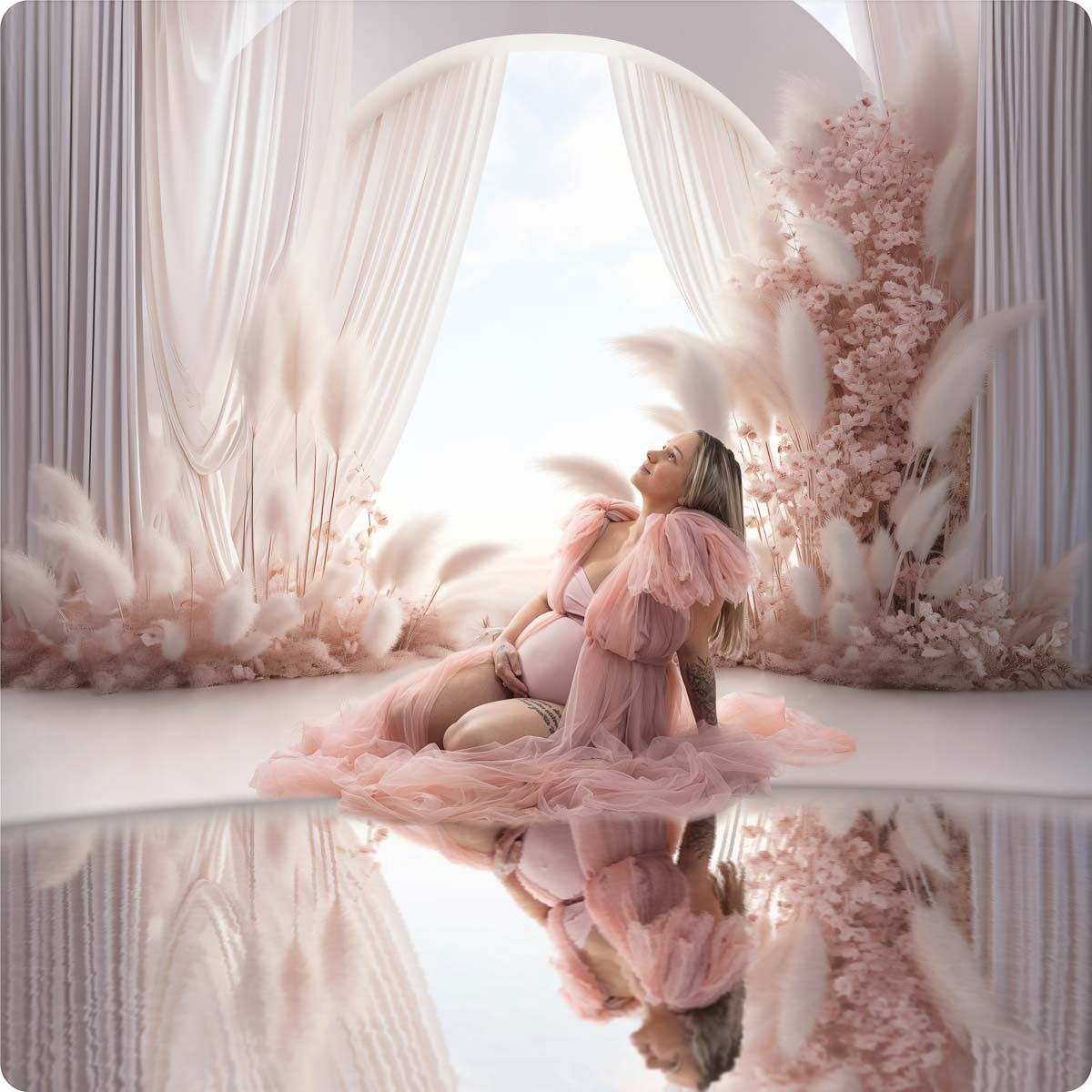 Photographe grossesse près de La Milesse pour shooting photo femme enceinte à Beaumont sur Sarthe