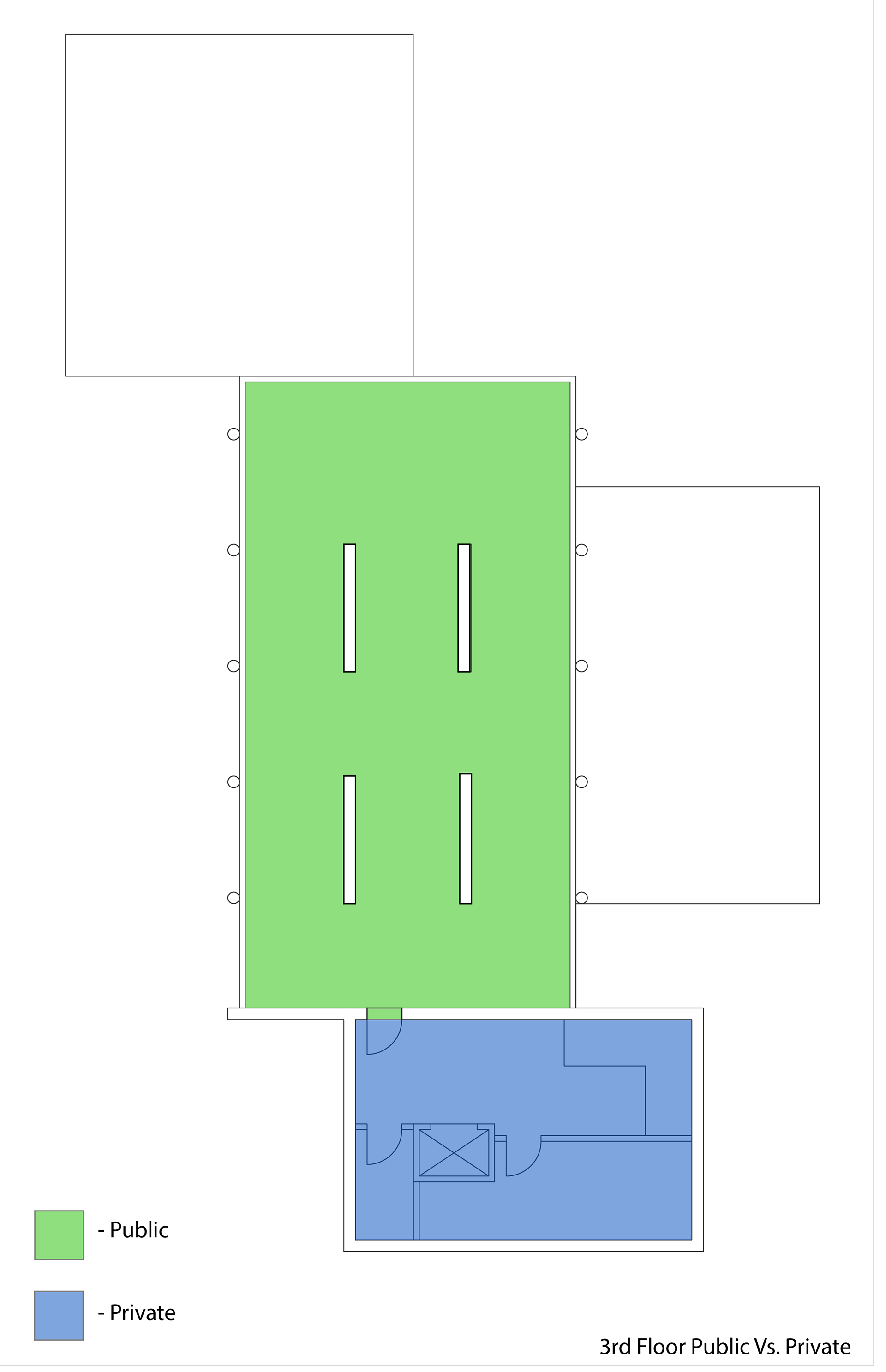 Public Vs. Private Diagram 3rd Floor