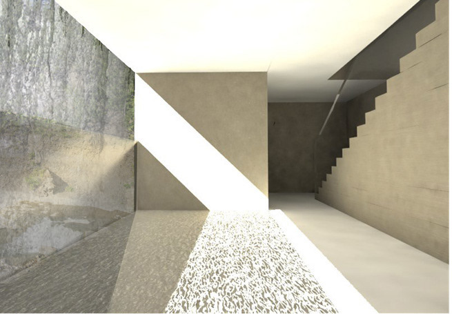 Bath Interior View Rendering