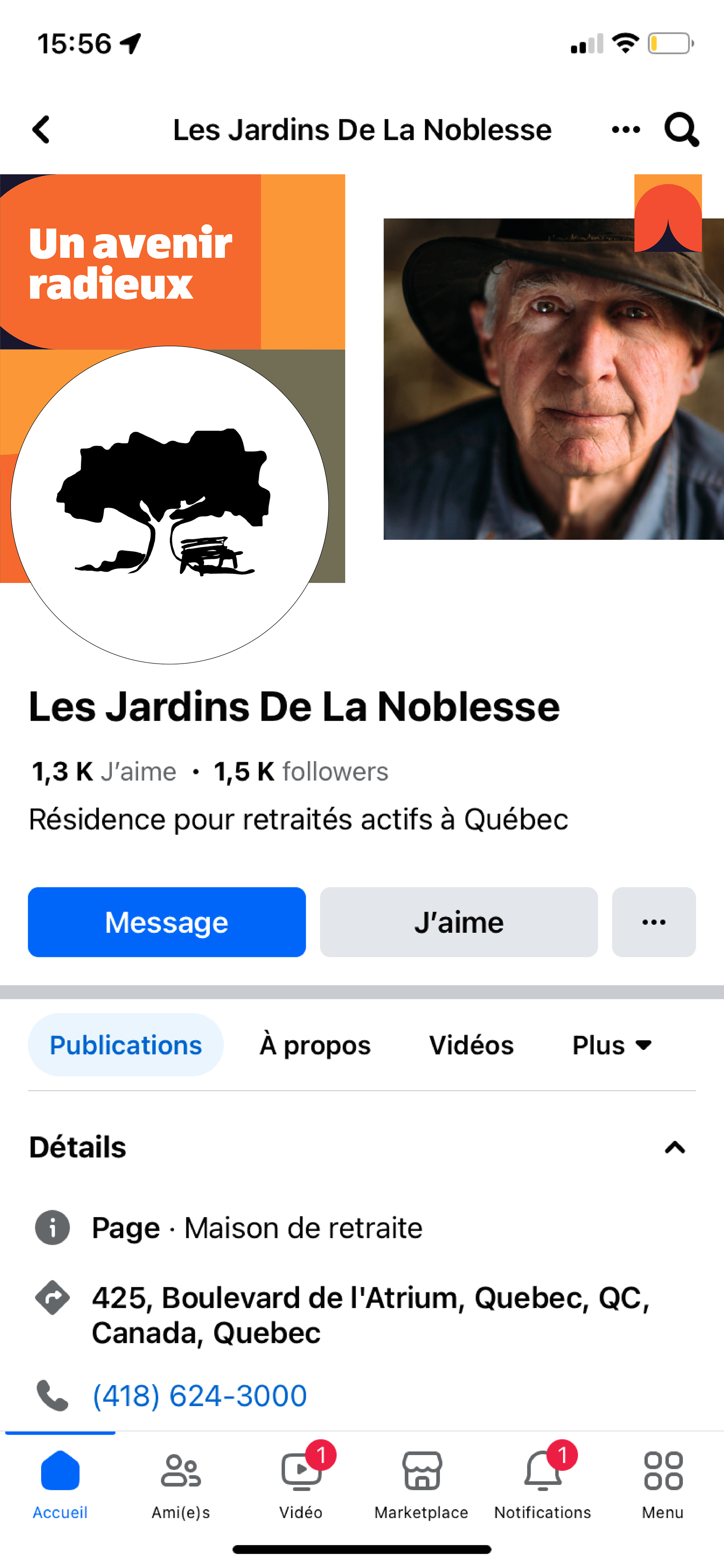 Couverture Facebook Mobile