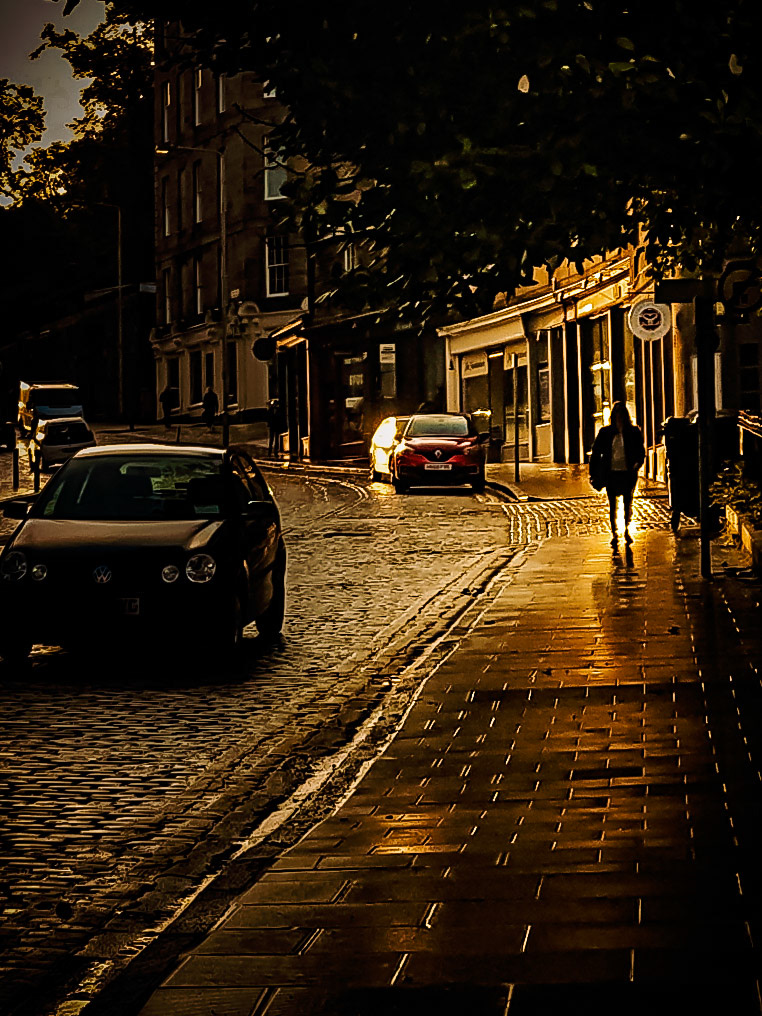 Stockbridge Morning 11 inch by 14.5 inch digital photographic image printed on Fuji DPII Lustre photographic paper, professionally mounted ready for framing £50