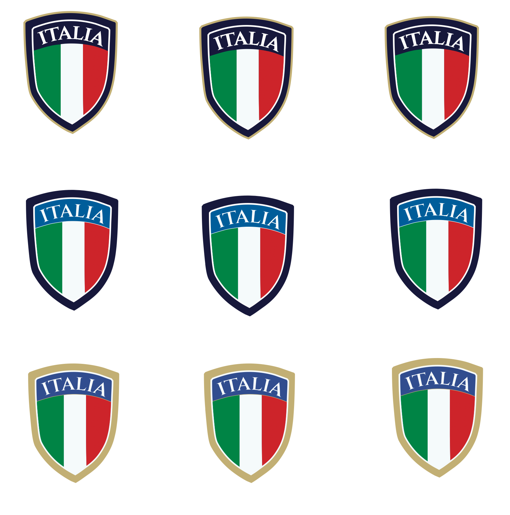 Designed Italy Badge