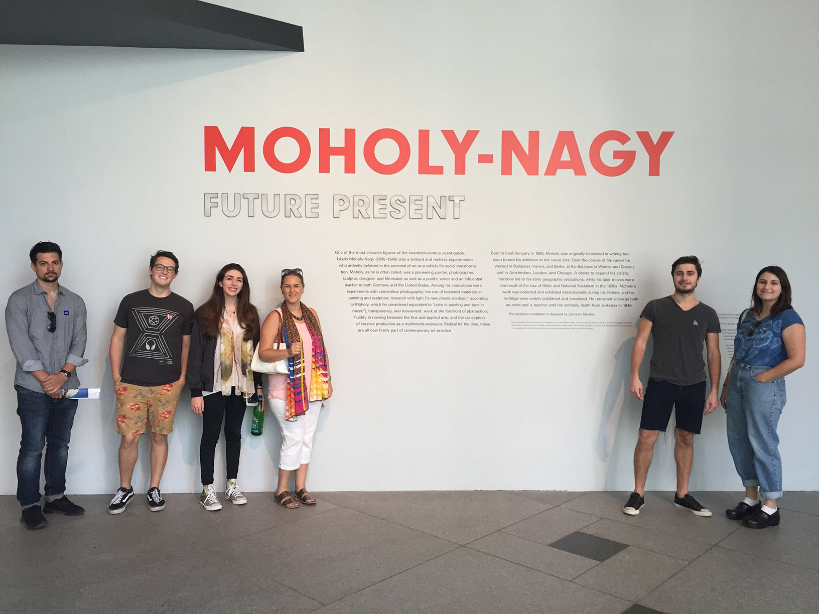 with UCLAx Students at LACMA