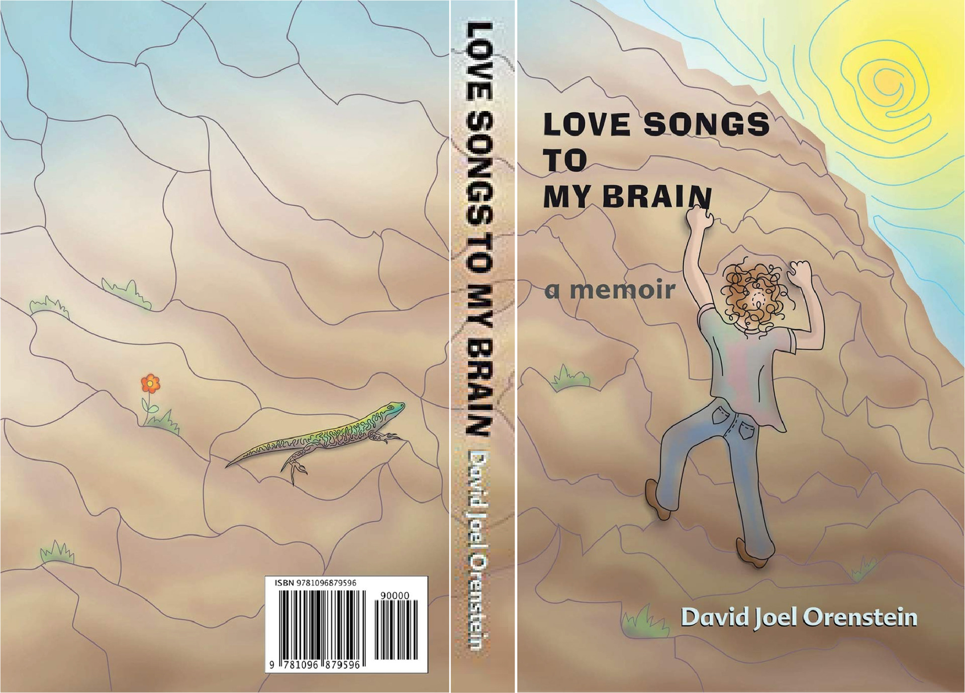 2019 | Love Songs to My Brain | Book Cover design: Shirin Raban | Author: David Orenstein