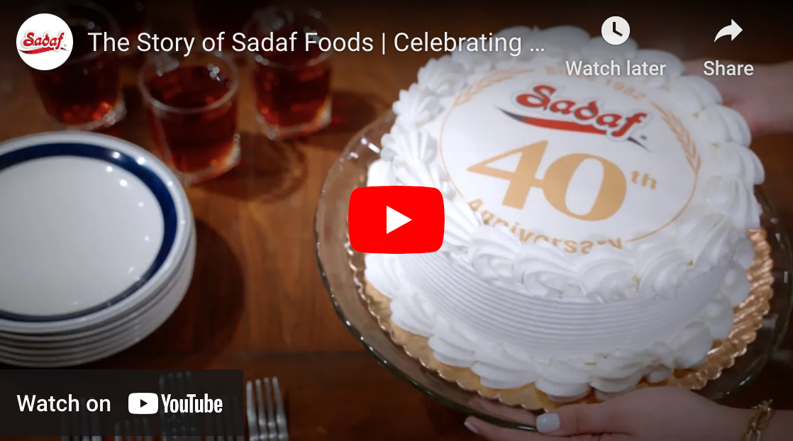40th Anniversary Commercial for Sadaf Foods