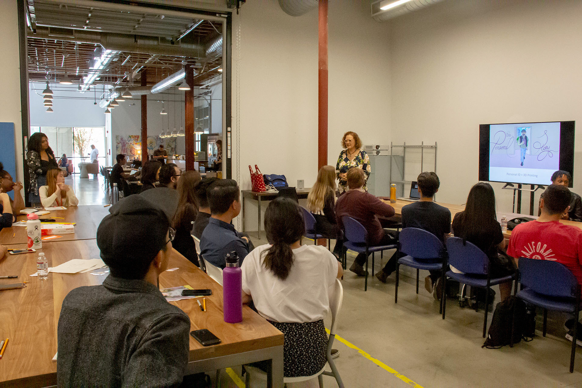 Workshop for CSUN Art and Design at Tool Box LA in Chatsworth, CA