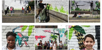 Fresque Rue Moris- Saint-Gilles- école SJBS 2018
