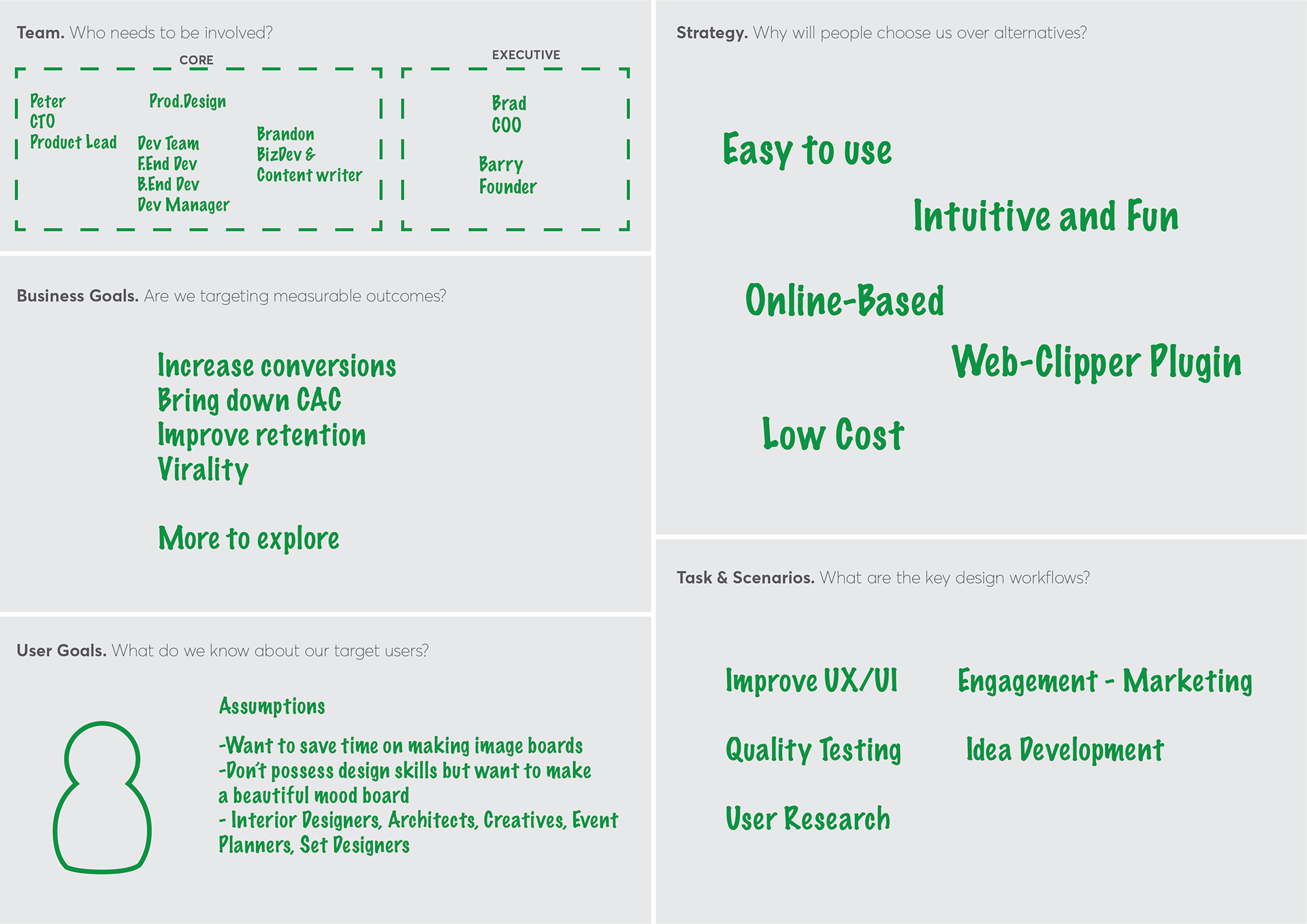 UX Questionnaire