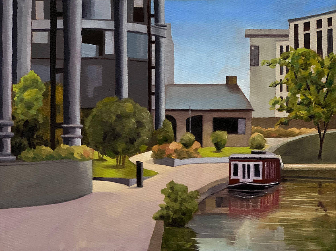 Canal and Gas Holders (oil)