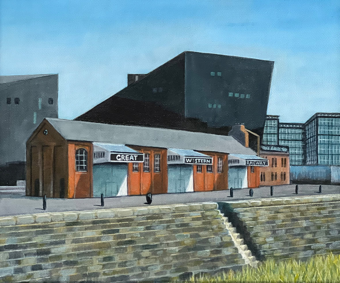 Great Western Warehouse (acrylic)
