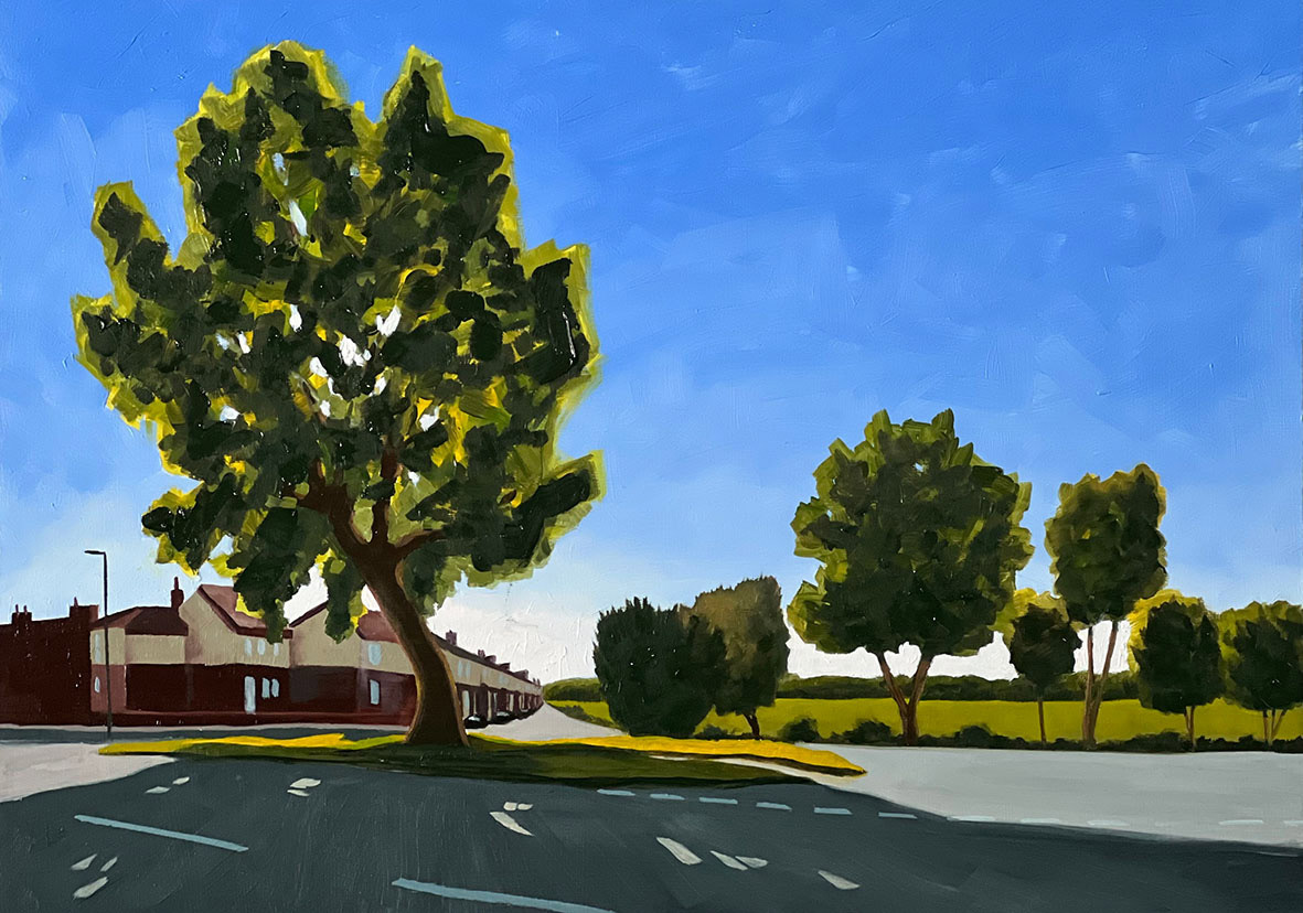 Grant Avenue (oil)
