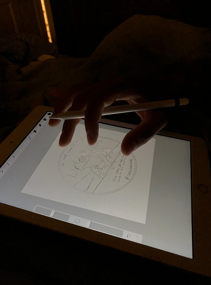 Initial sketching