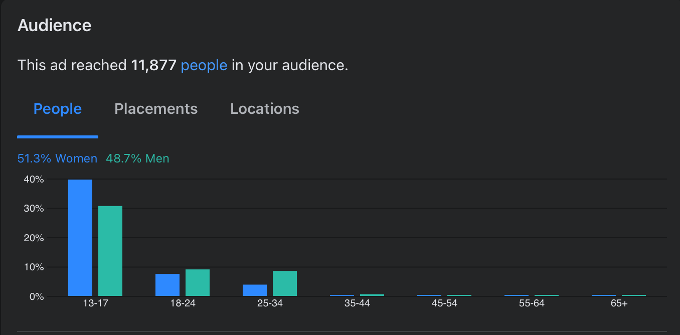 Twenty One Pilots Giveaway, Facebook ads Audience reach