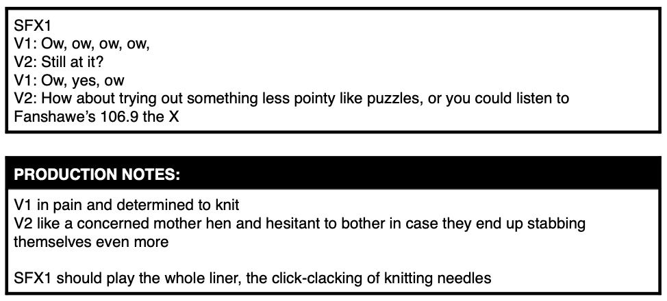Knitting Hobby Liner (CIXX)