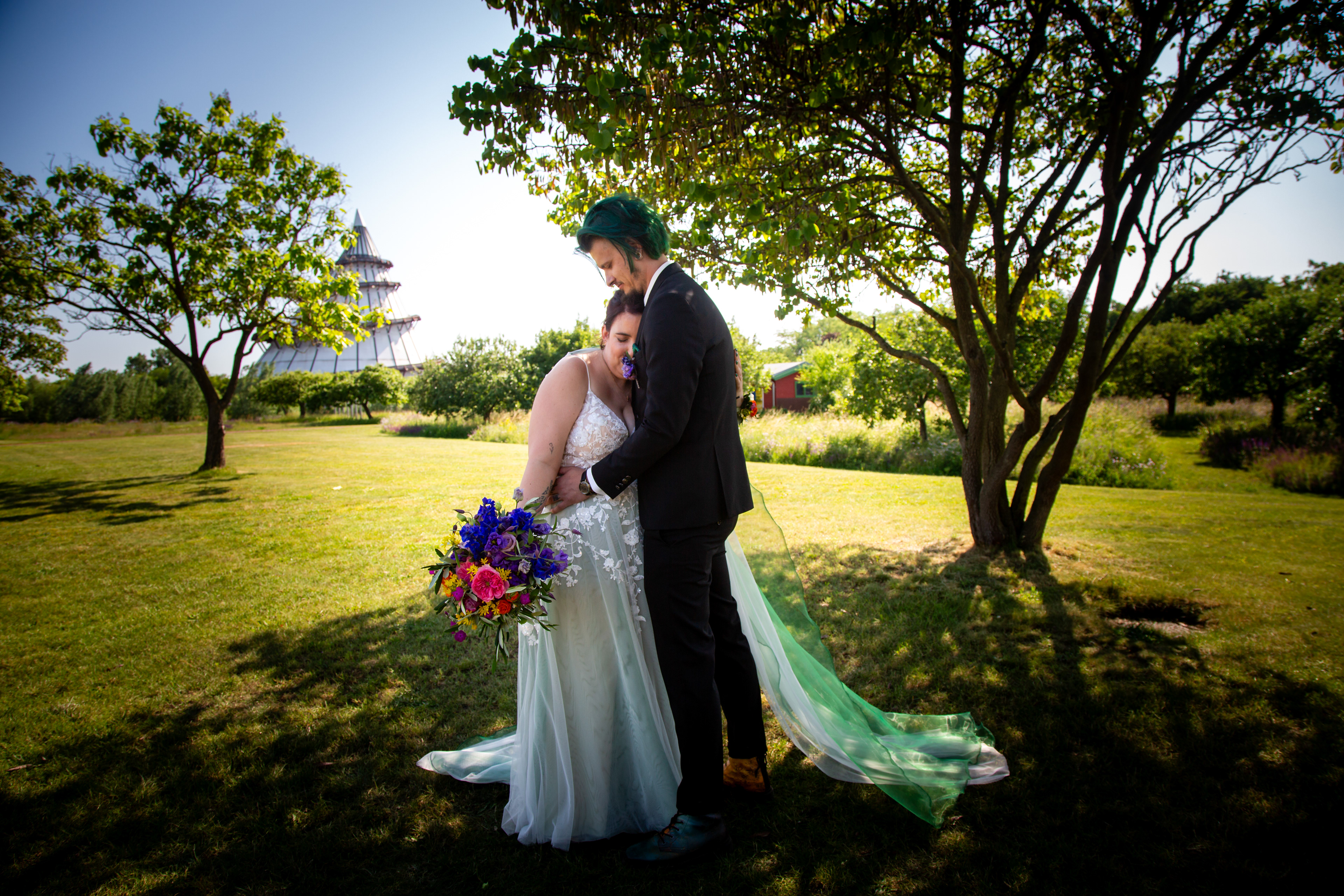 Hochzeit in der Orangerie im Elbauenpark in Magdeburg