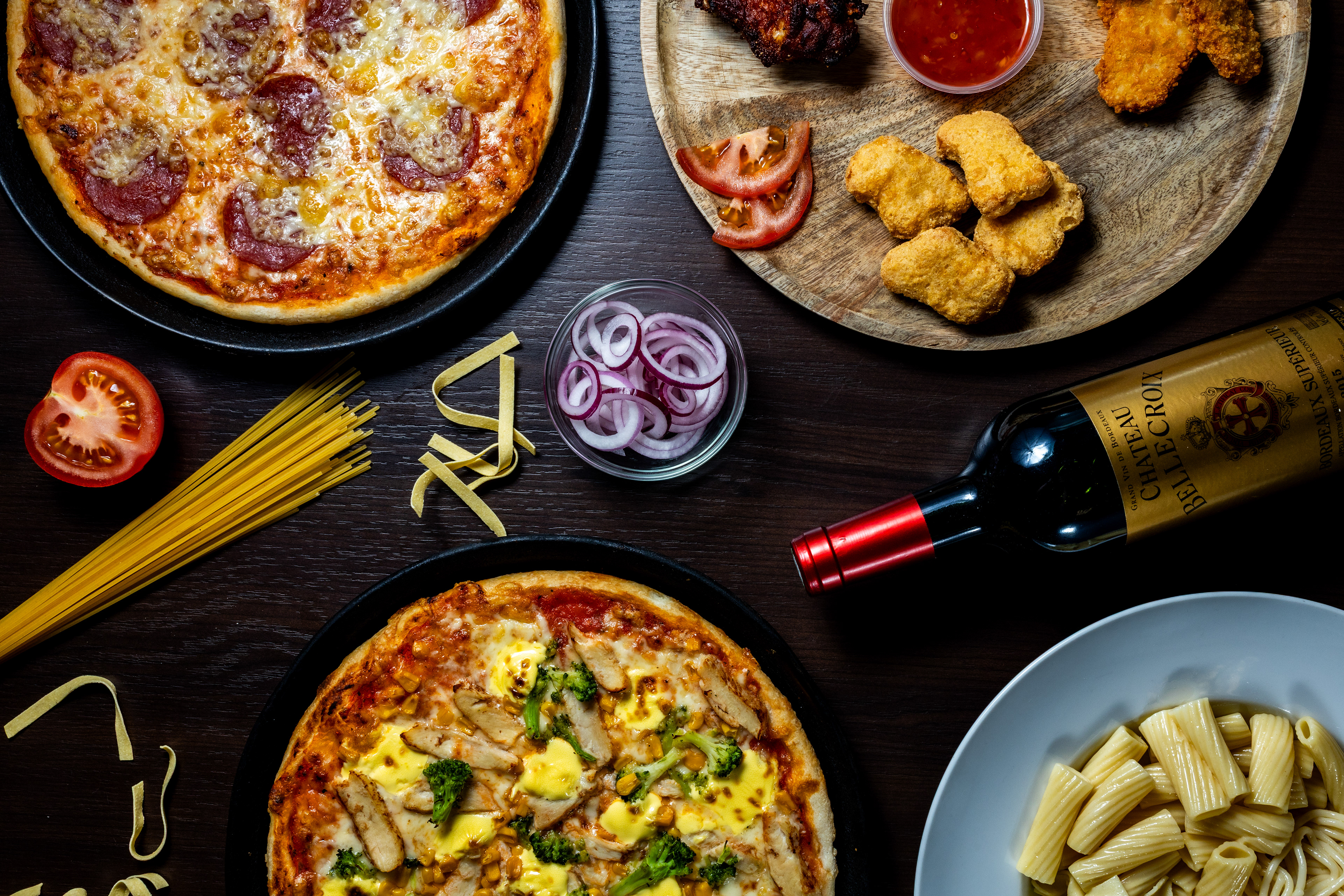 Hero Shot für einen Pizzaservice in Dessau