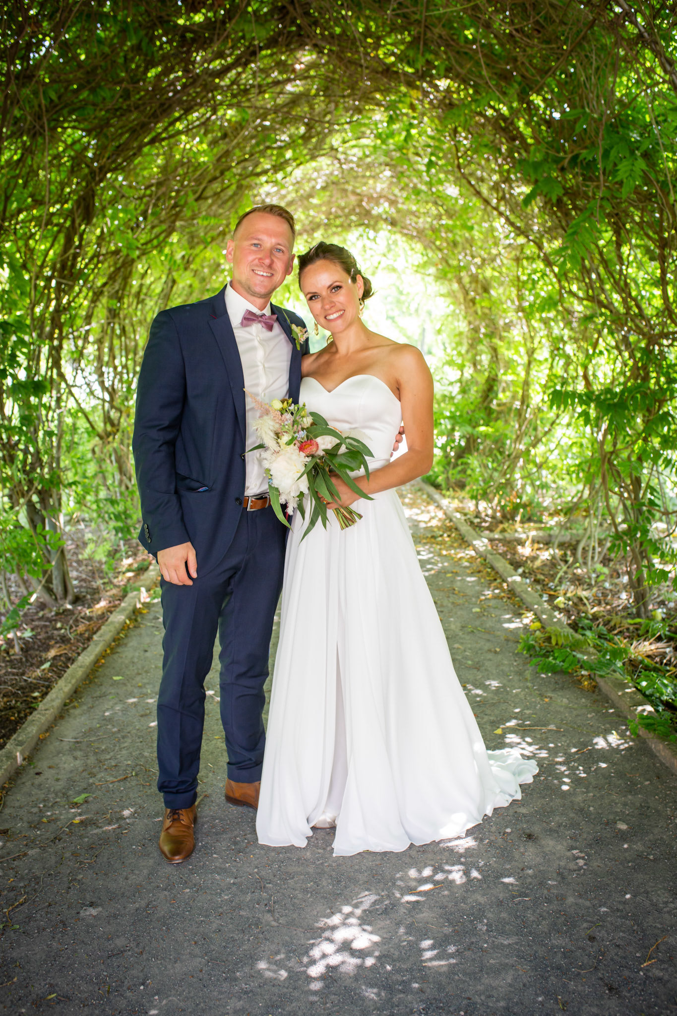 Hochzeitspaar in Bahrendorf.