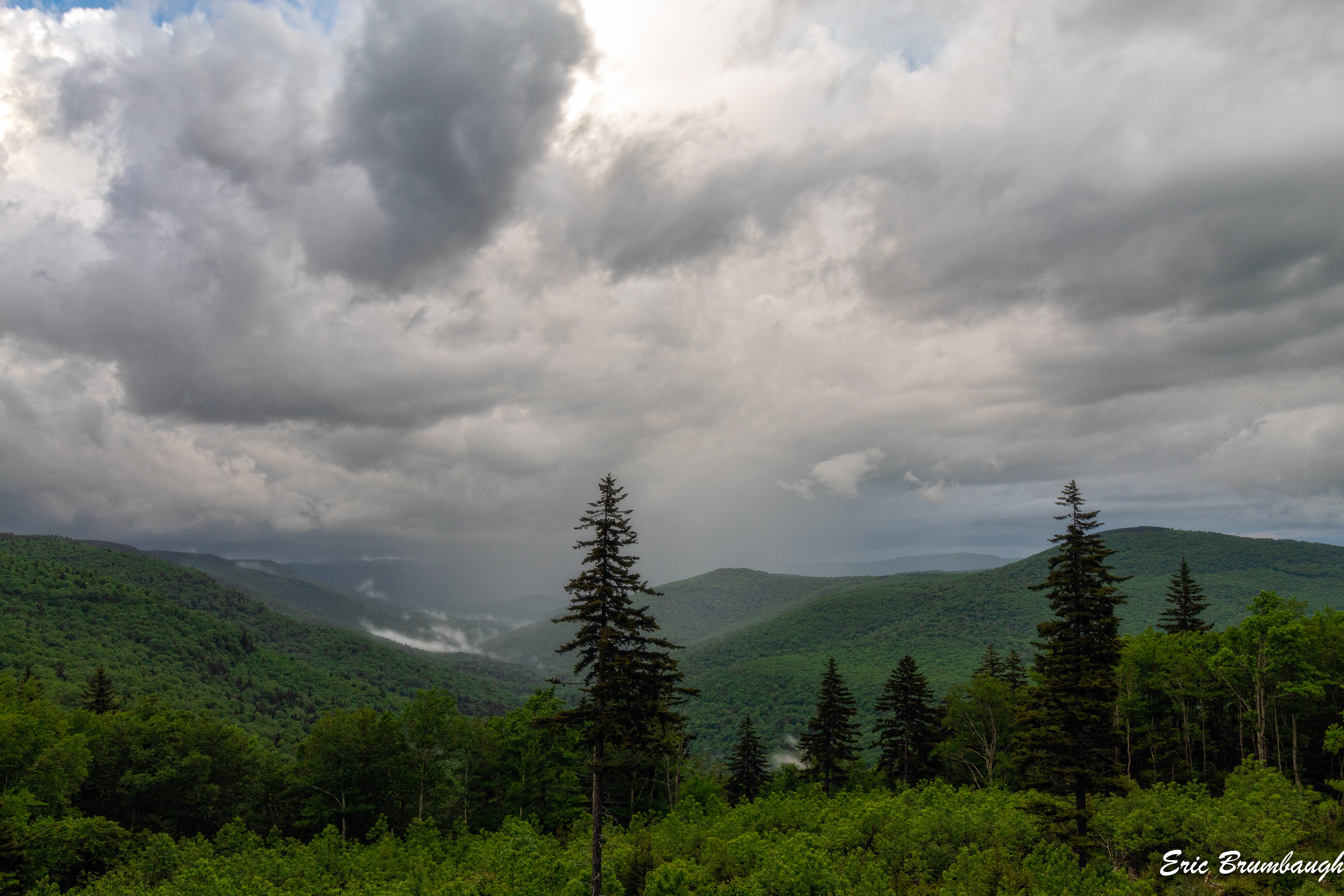Approaching Storm on the Highland Scenic Highway 06/12/2021