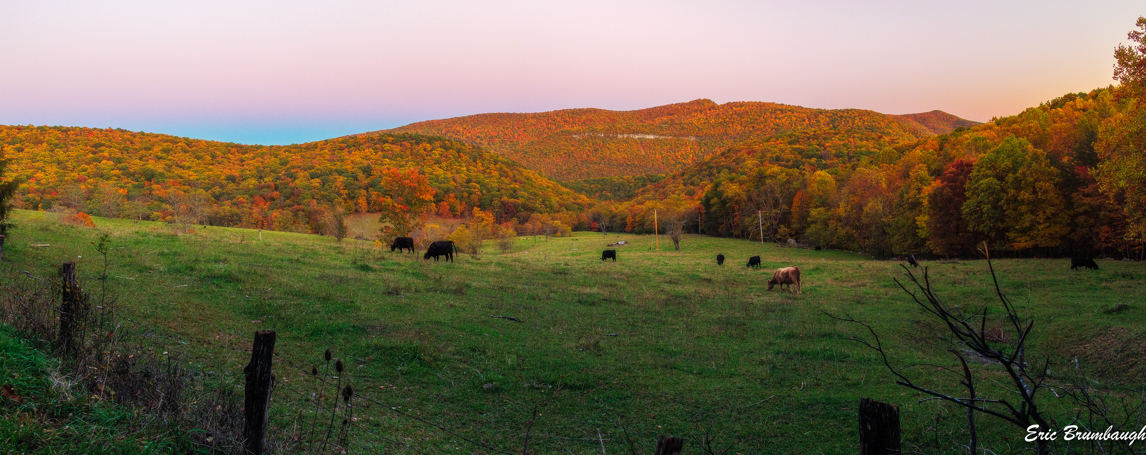 Sunset Along Smoke Hole Road 10/21/2024