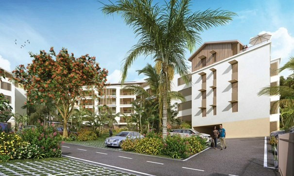 Vue du projet de résidence