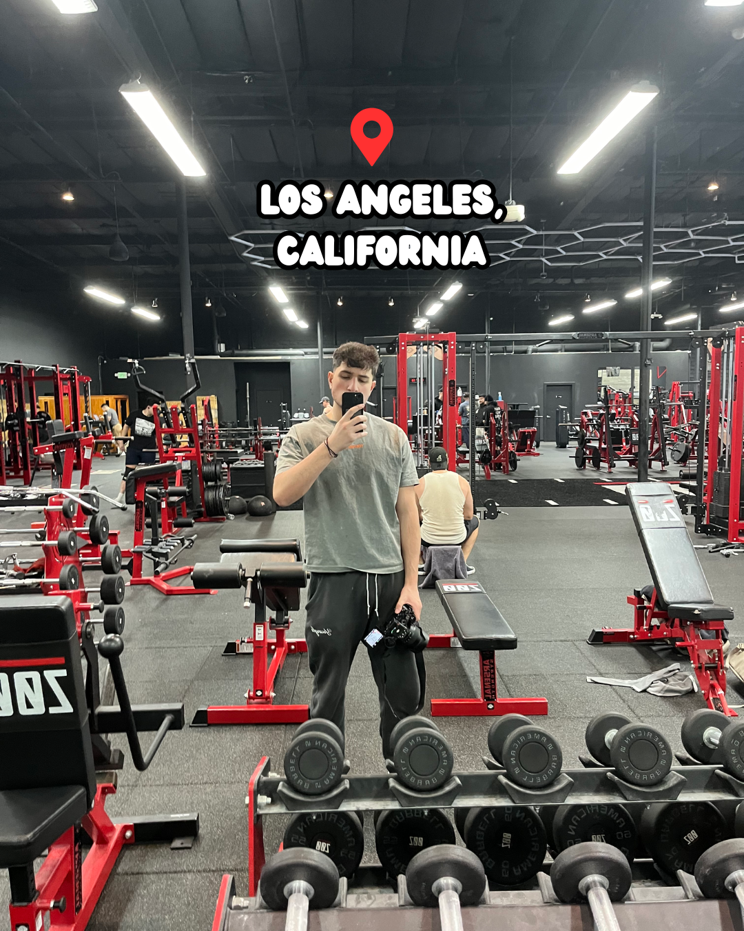 Filming @Zoo culture Gym Los Angeles, California