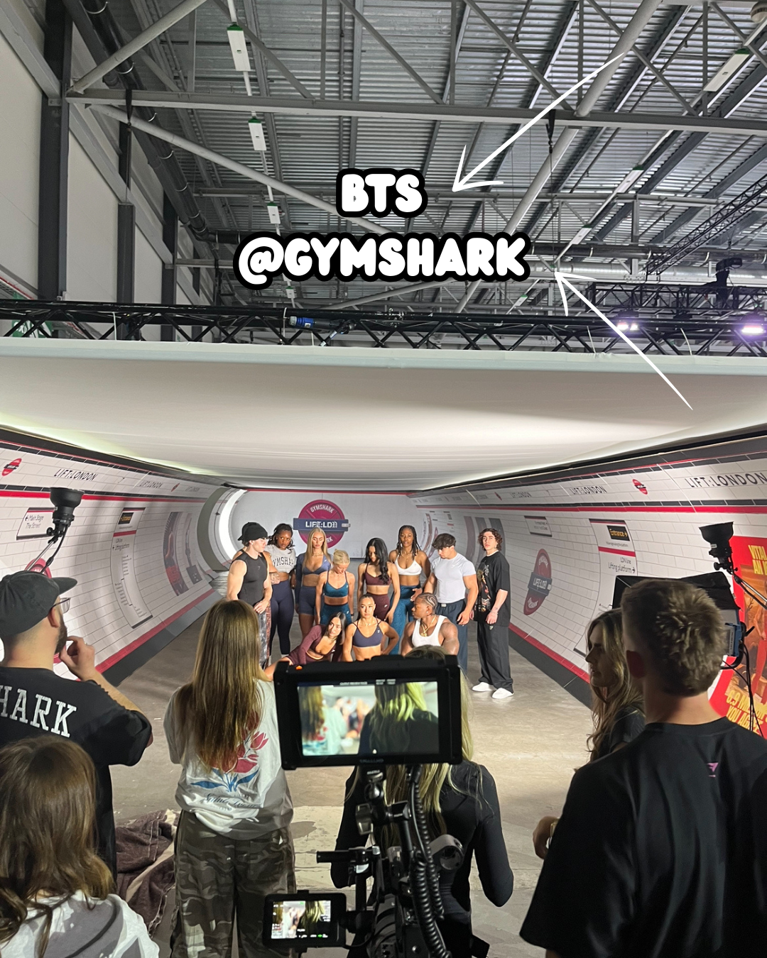 Behind the scenes @Gymshark Lift London