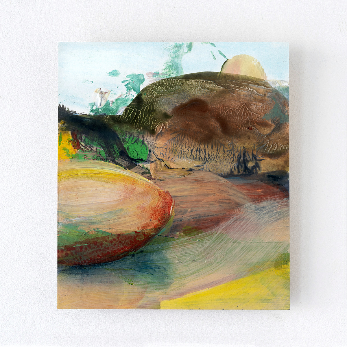 A550920, acrylic on Canson board, 14,5/16,7cm