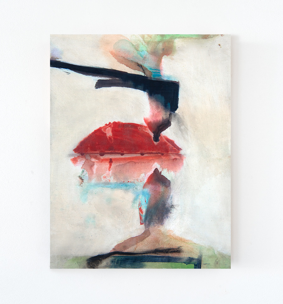 acrylic, charcoal and pastels on paper/MDF 30 x 40 cm, 2018