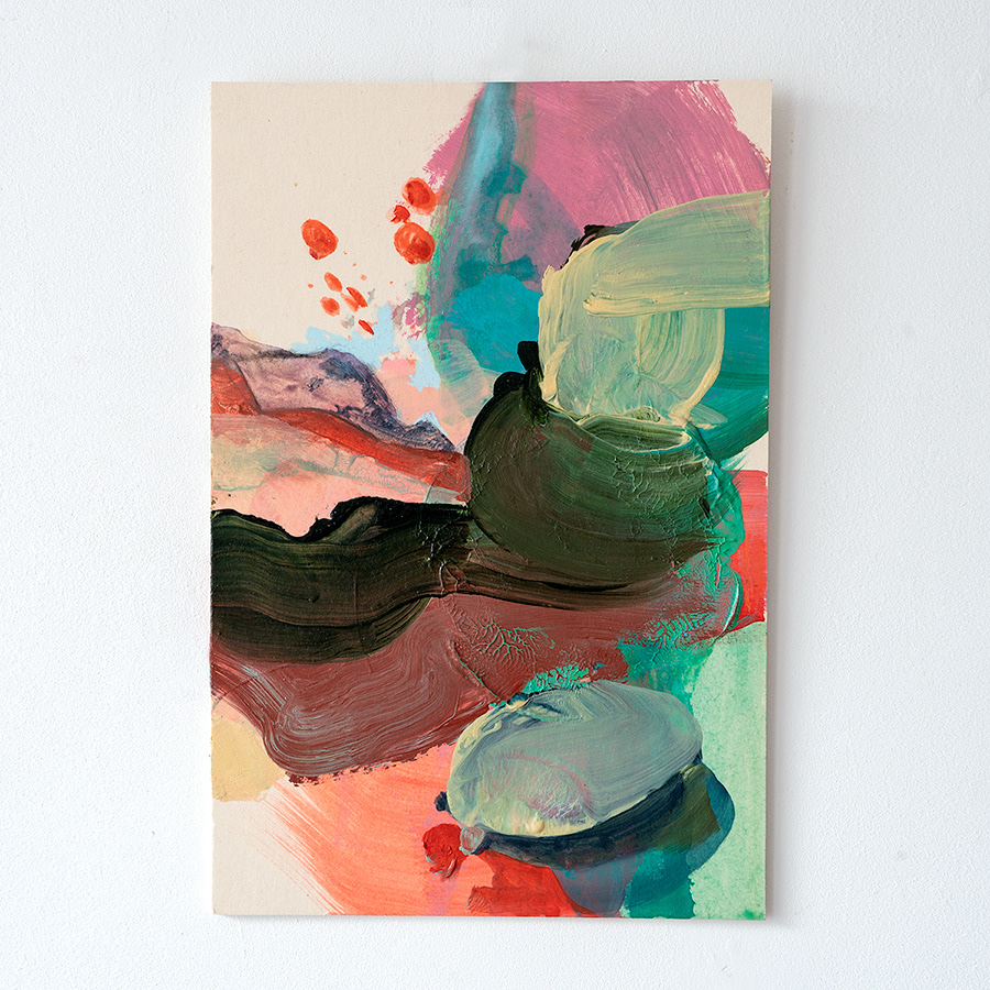 Land(E)scape A200520, acrylic on Canson Artboard, 20/30cm